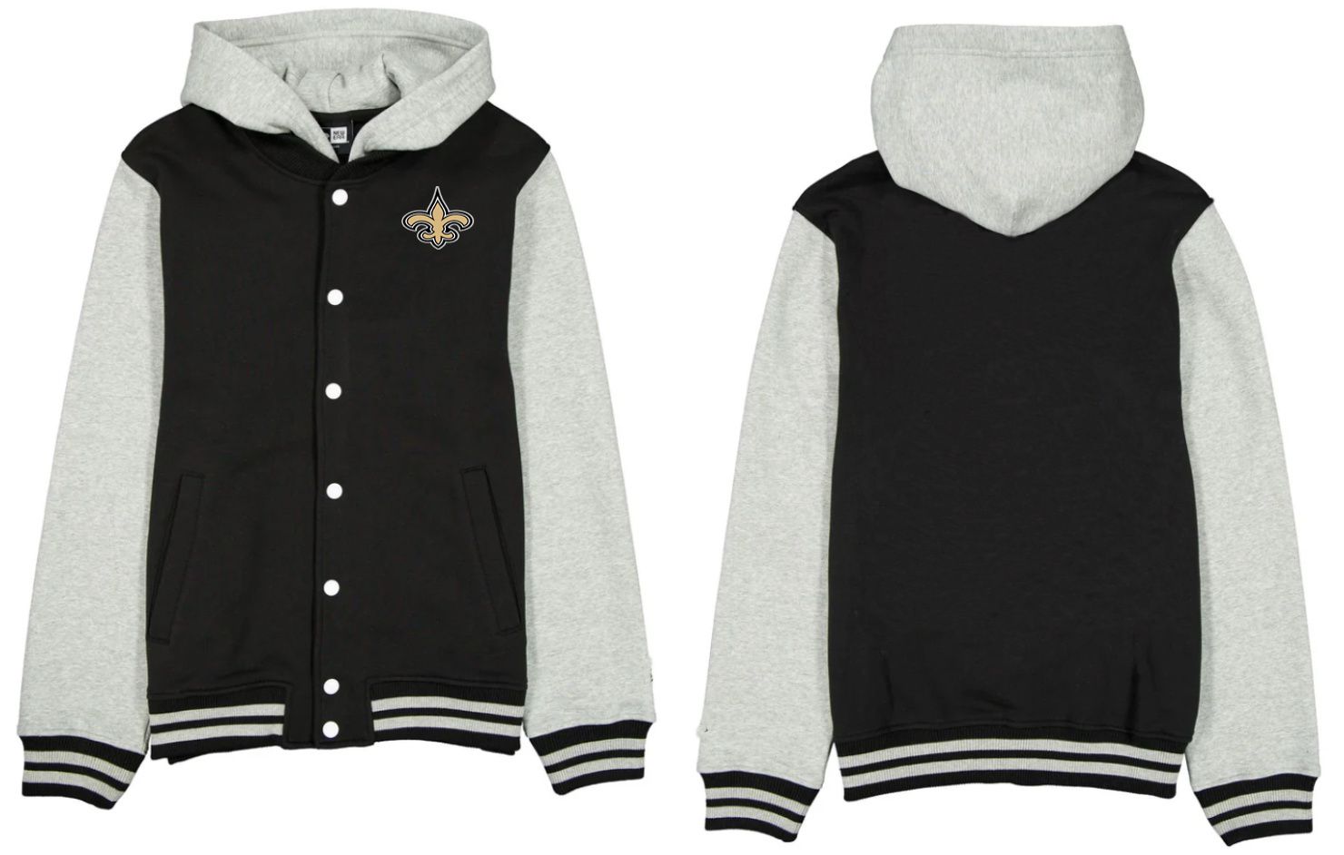 Men 2026 NFL New Orleans Saints  jacket hoodie black 01->washington commanders->NFL Jersey